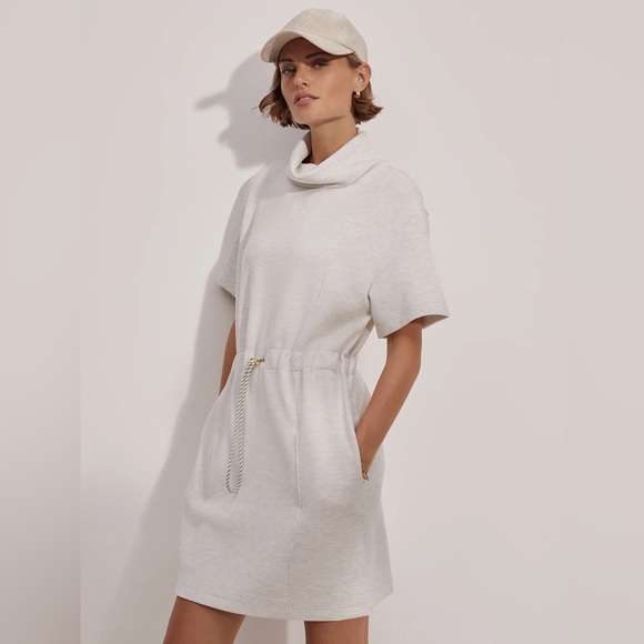 Varley Dresses & Skirts - Varley Sophie Ivory Marl DoubleSoft Dress